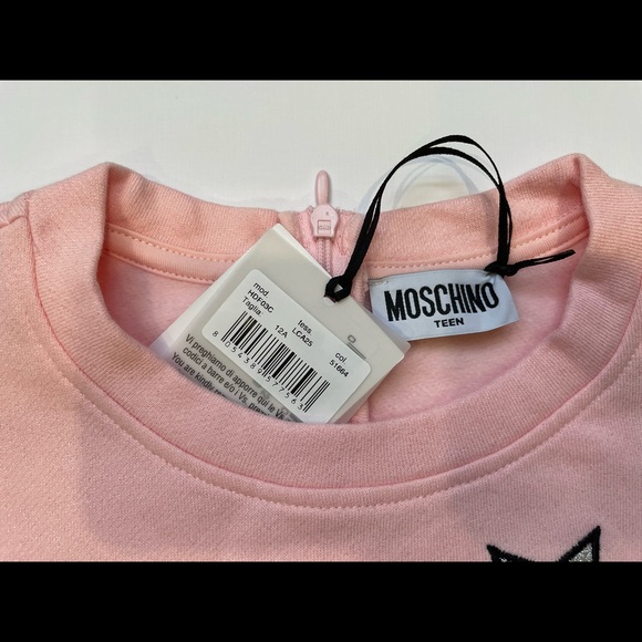 Moschino Kid sweatshirt in cotton with logo - Picture 6 of 7